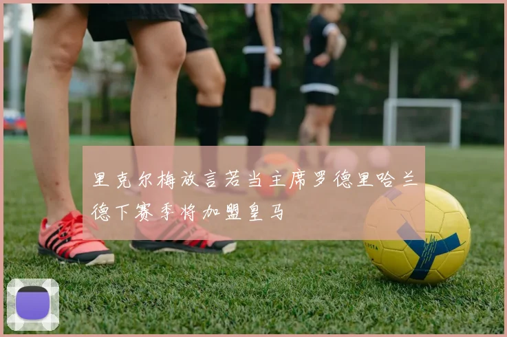 里克尔梅放言若当主席罗德里哈兰德下赛季将加盟皇马